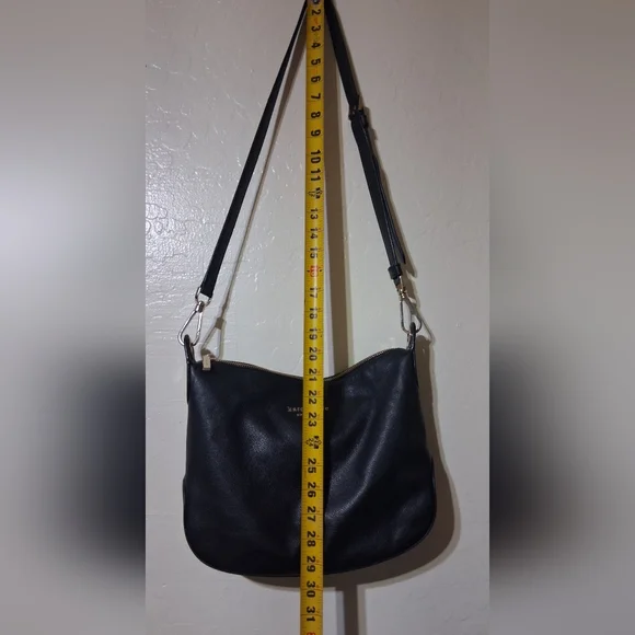 Kate Spade Black Leather Shoulder Bag - Picture 3 of 9